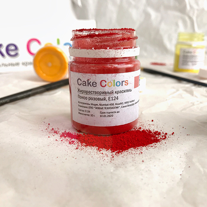 Жирорастворимые красители Cake Colors Жирорастворимые красители Cake Colors